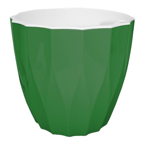 Кашпо пласт ФЛЮТЕ 1_9л малахит  _12