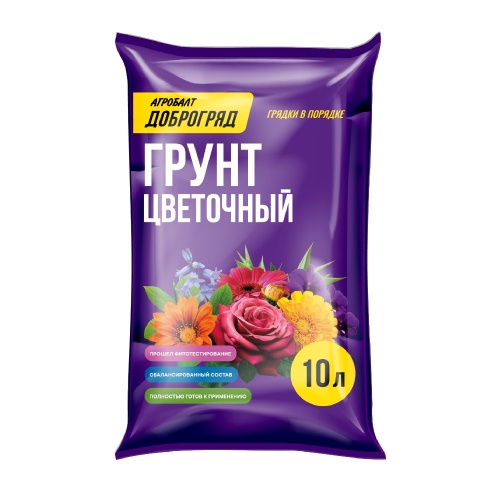 Грунт Доброгряд цветочный 10л  _216