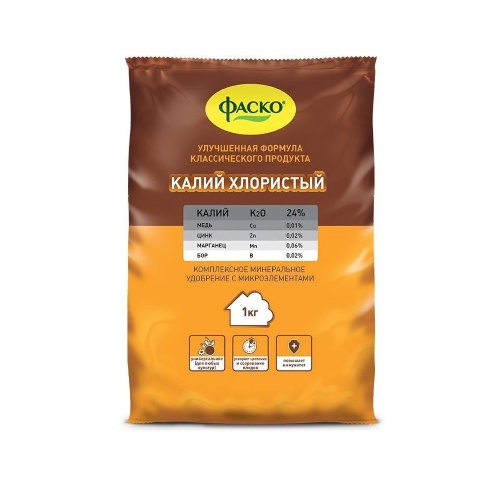 Удоб Калий хлористый 1кг _25