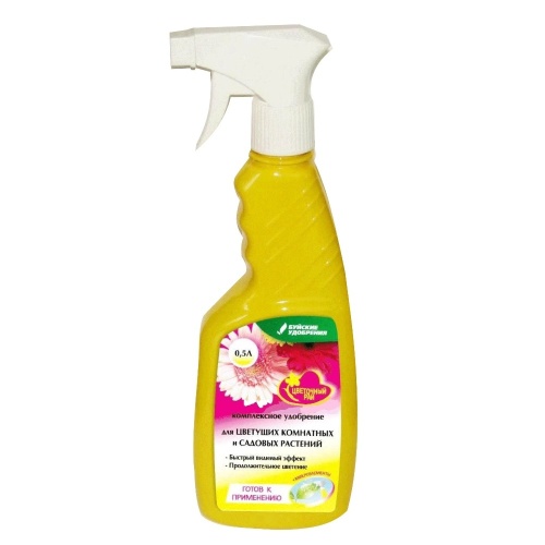 Удоб БХЗ _Чудо спрей_ д_цветущих комнатных и садовых растений 0_5л _12