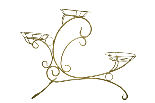 Подставка д_цветов  3яч Конек малый  _1