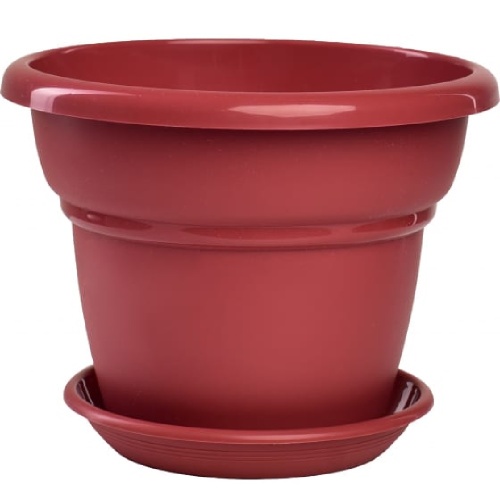 Горшок пласт МИЛАНО 3_2л красный _30