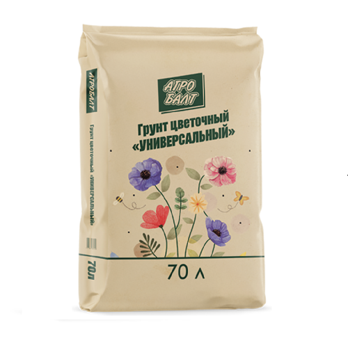 Грунт Агробалт Цветочный универсальный 70л  _33
