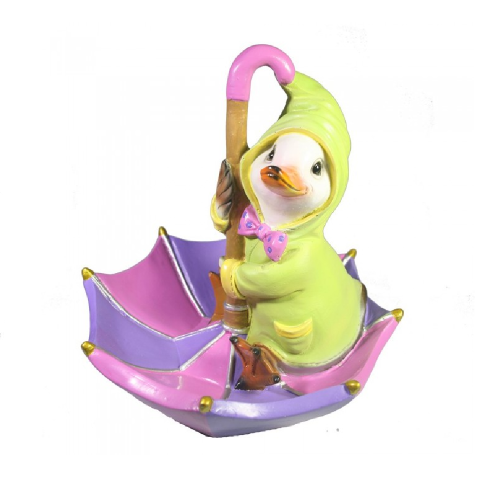 Фигура декоративная УТЕНОК НА ЗОНТИКЕ  _6