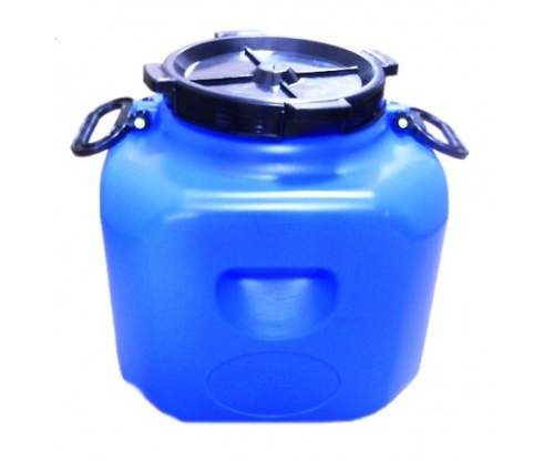 Бочка 40л квадратная цветная _3