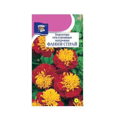 Бархатцы Фанни Спрай отклоненные махровые 0_2гр_10