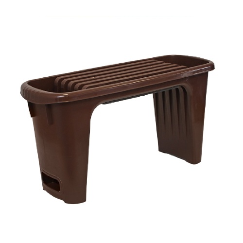 Скамейка-перевёртыш садовая коричневый _1