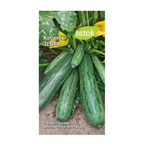 Кабачок Зебра цуккини  10шт_10