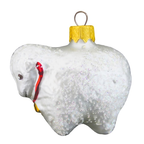 Форма ОВЕЧКА белая h65мм _1