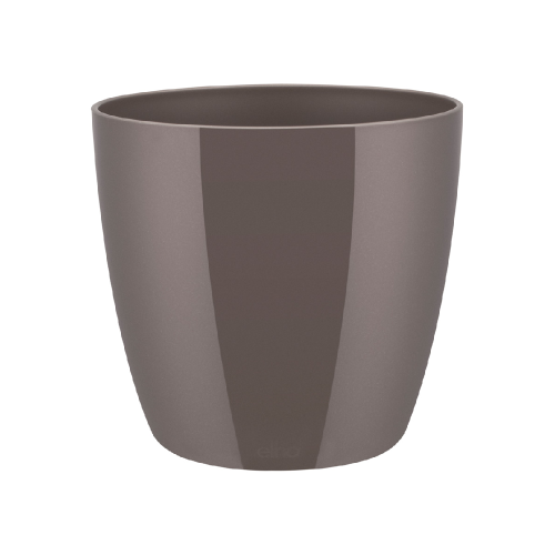 Кашпо пласт БРЮССЕЛЬ ДАЙМОНД кругл d20 ОЙСТЕР ПЕРЛ  _6