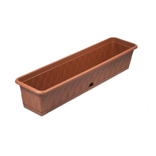 Ящик для растений СИЕНА 93см терракот  _5