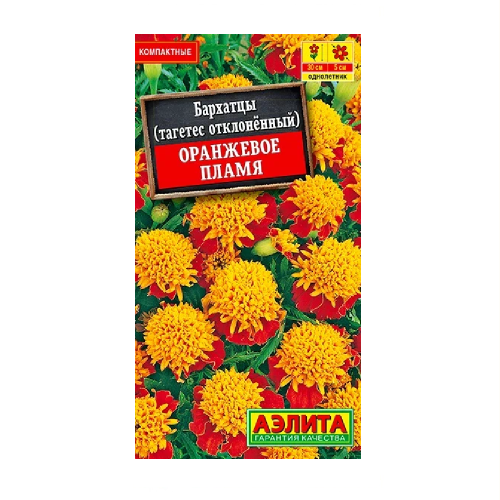 Бархатцы Оранжевое пламя  0_2гр_10