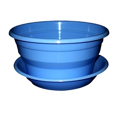 Кашпо пласт ФИАЛКА 0_5л синий _100