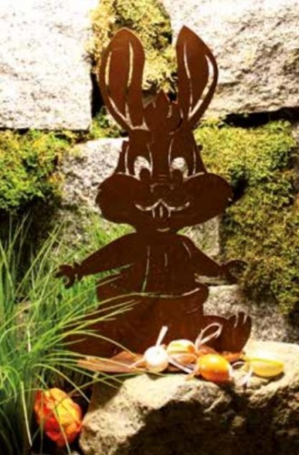 Фигура садовая ЗАЙЧОНОК-КАРАПУЗ В ПЕЛЕНКАХ h-30см _1