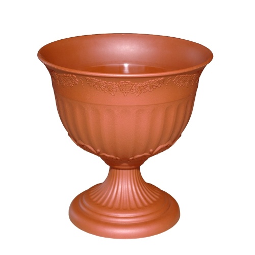 Вазон пласт ВЕНЕЦИЯ НА НОЖКЕ №4 12л терракот _10