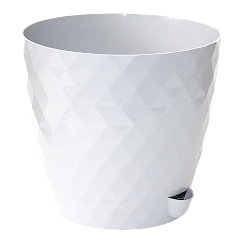 Горшок пласт РУМБА 3л белый_24