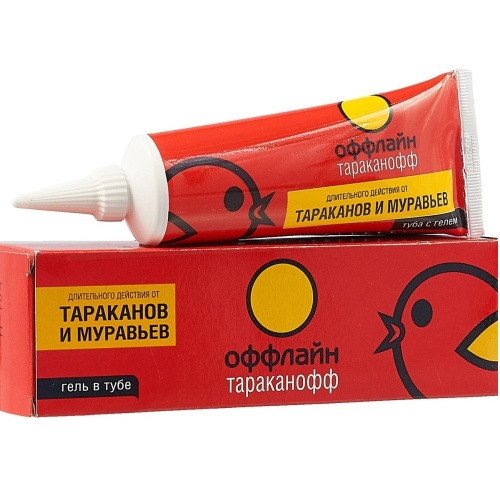 Гель от тараканов и муравьев ТАРАКАНОФФ оффлайн 75мл _ 24