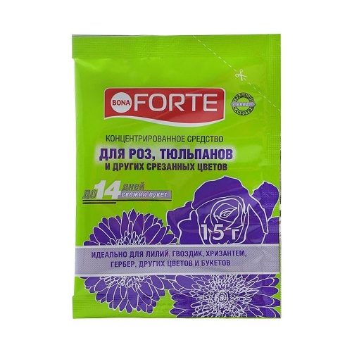 Средство BONA FORTE д_срезанных цветов 15г  _72