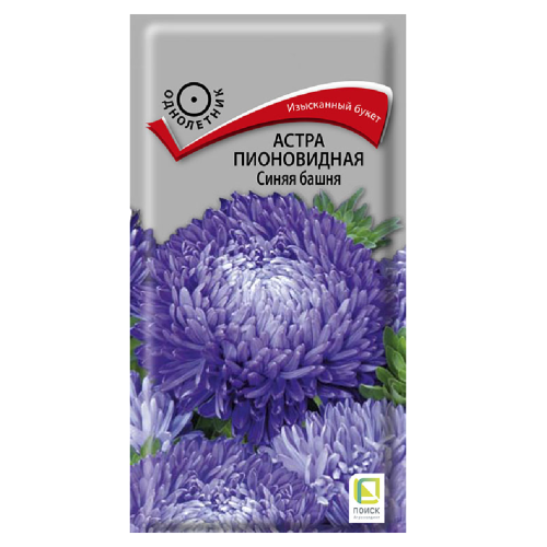 Астра пионовидная Синяя башня  0_3гр_10