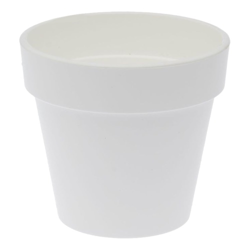 Кашпо пласт ПОРТО  6л белое  _6
