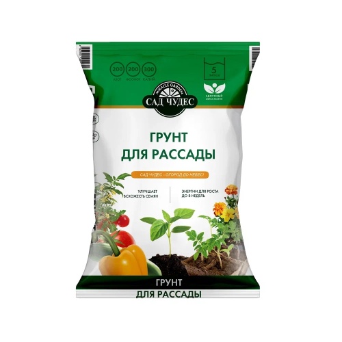 Грунт САД ЧУДЕС Для рассады  5л  _5_385