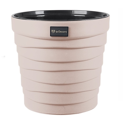 Кашпо пласт Бархан 7_5л кремовый _8