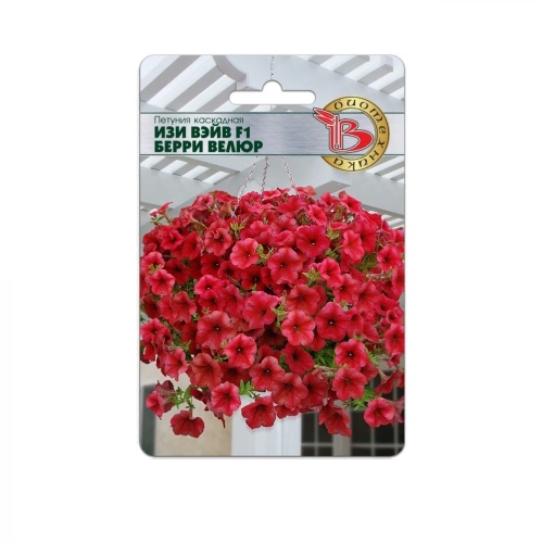 Петуния Изи Вейв F1 Берри Велюр каскадная  5шт_5_10