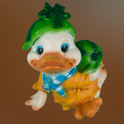 Фигура садовая УТОЧКА С АРБУЗОМ _1