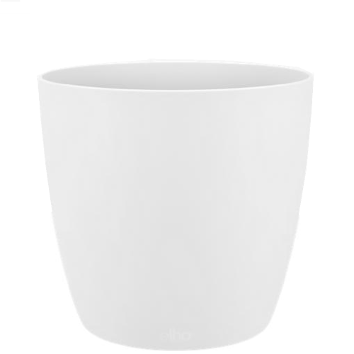 Кашпо пласт БРЮССЕЛЬ кругл d14 УАЙТ _8