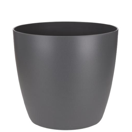 Кашпо пласт БРЮССЕЛЬ кругл d18 АНТРАЦИТ _6