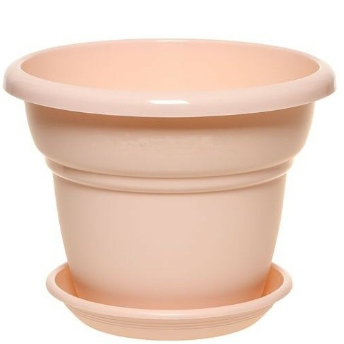 Горшок пласт МИЛАНО 1_6л пудра _42