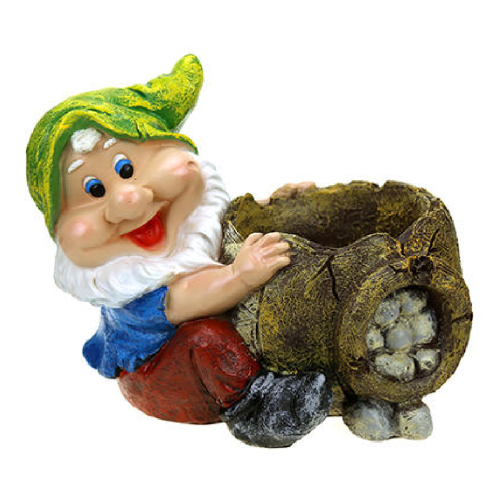 Фигура садовая ГНОМ С КУВШИНОМ №2 КАШПО  _1