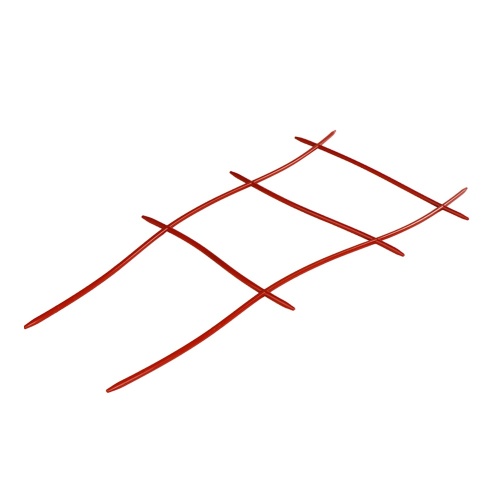 Опора д_вьющихся цветов 45см терракот _12_48