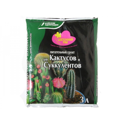 Грунт БХЗ Цветочный Рай д_Кактусов 3л _6_504