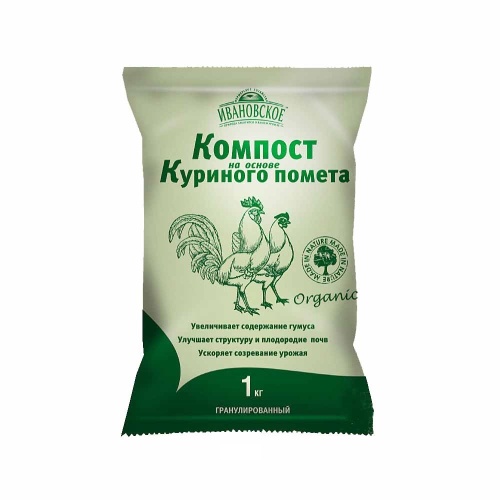 Удоб Компост на основе куриного помета гранулиров.1кг _20