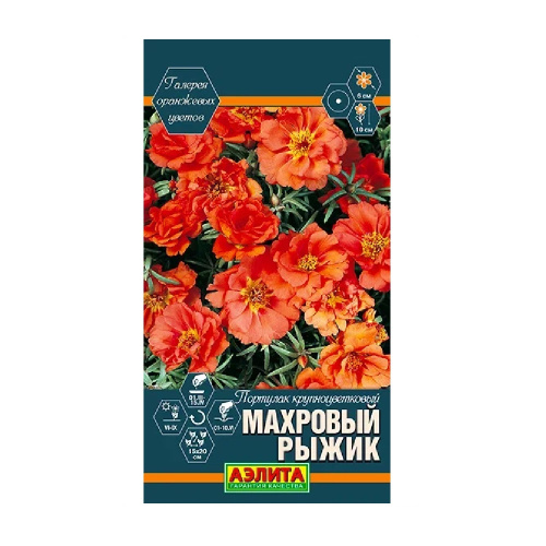 Портулак Махровый рыжик крупноцветковый  0_05гр_10