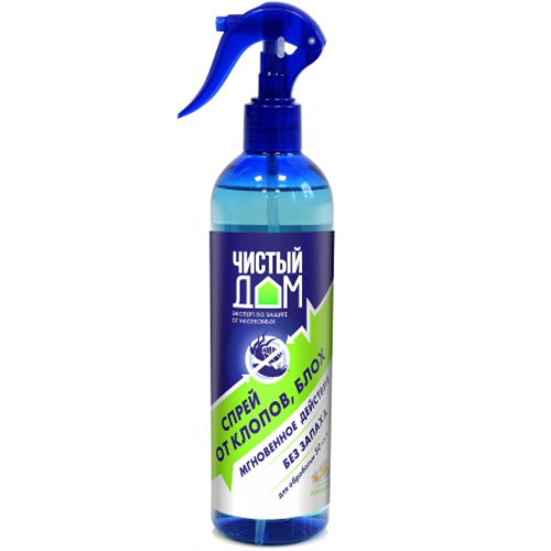 Спрей ЧИСТЫЙ ДОМ от клопов и блох 400мл_6_24