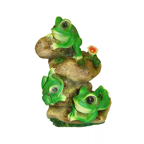 Фигура садовая ЛЯГУШАТА НА КАМНЯХ _3