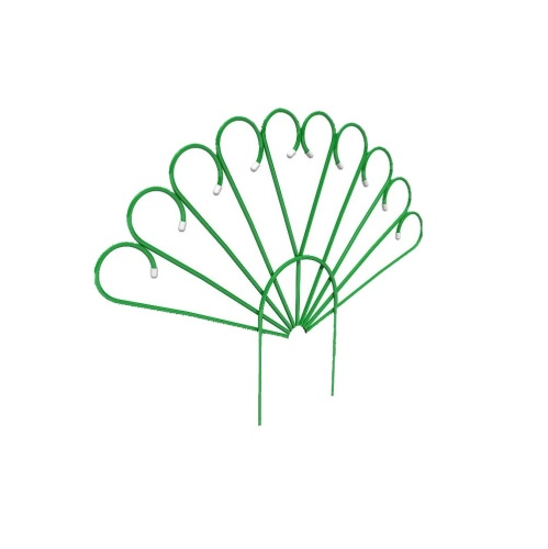 Заборчик декоративный  _Павлин_ металлический 4_5 м _1