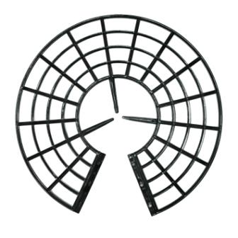 Подставка под клубнику черная _200