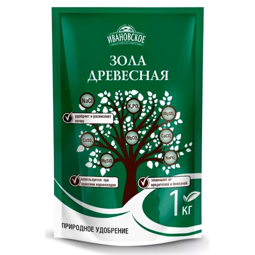 Зола древесная 1кг	_20