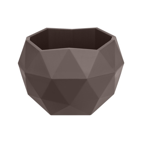 Кашпо пласт ТОПАЗ 2_5л мокко _9