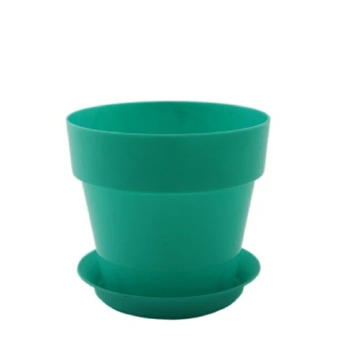 Горшок пласт ПРОТЕЯ 0_7л бирюзовый _80