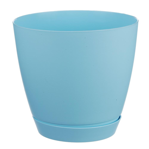 Горшок пласт КАМЕЯ 1_4л голубой _22