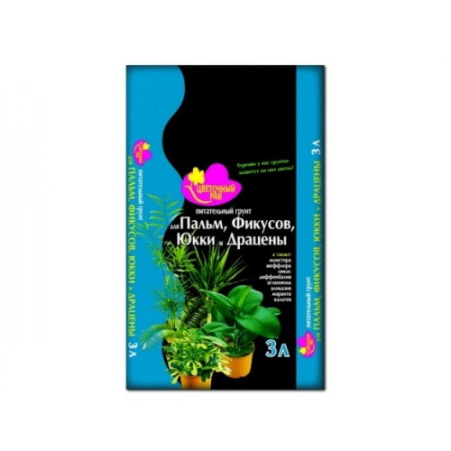 Грунт БХЗ Цветочный Рай д_Пальм_Фикусов 3л _6_504