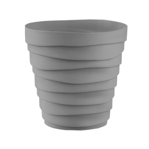 Кашпо пласт Бархан 2_25л серый жемчуг _16