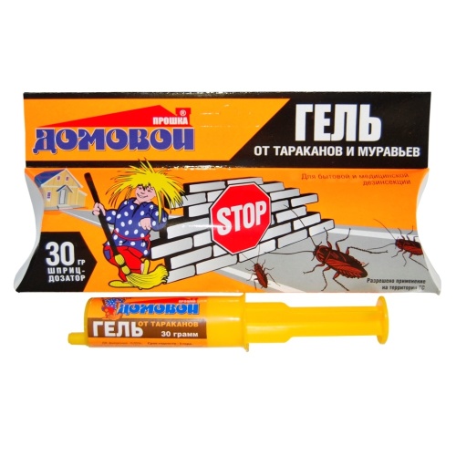 Гель от тарак ДОМОВОЙ 30гр   _50
