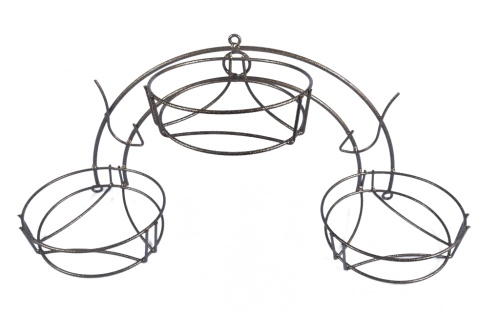 Подставка д_цветов  3яч настенная Радуга 3  _5