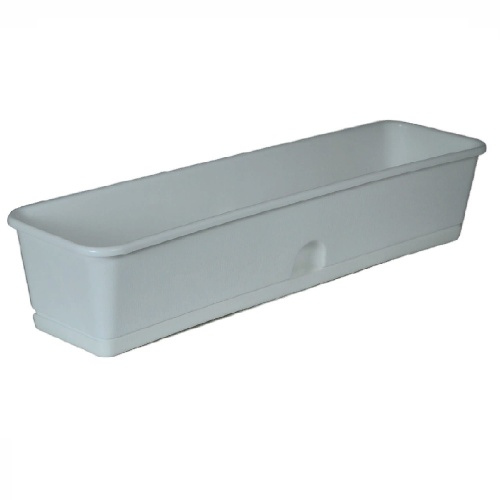 Ящик д_рассады белый 600 с поддоном нижний полив _20