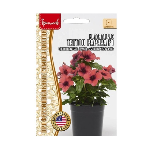 Катарантус TATTOO Papaya гибридный F1 5шт_10